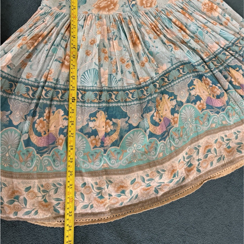 Spell & The Gypsy Collective Seashell Mini Dress in Seafoam Size XS - Picture 9 of 9